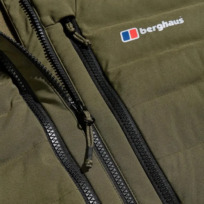 Berghaus Insulated Theran Hybrid Hooded Jacket 8211 Dark Green 8211 Men