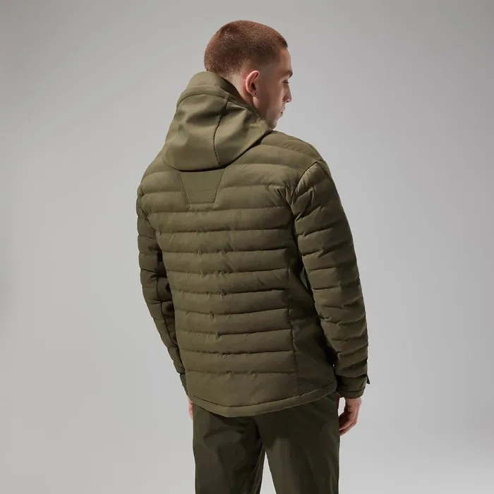 Berghaus Insulated Theran Hybrid Hooded Jacket 8211 Dark Green 8211 Men