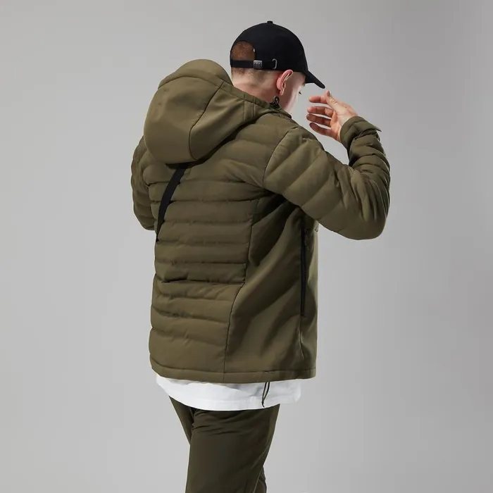 Berghaus Insulated Theran Hybrid Hooded Jacket 8211 Dark Green 8211 Men