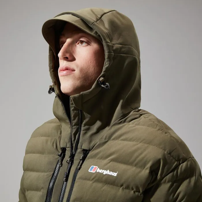 Berghaus Insulated Theran Hybrid Hooded Jacket 8211 Dark Green 8211 Men