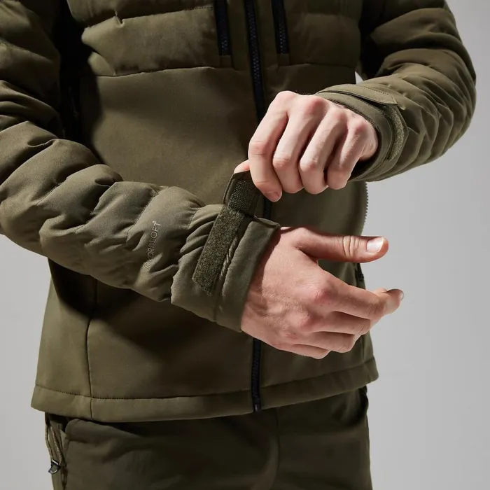 Berghaus Insulated Theran Hybrid Hooded Jacket 8211 Dark Green 8211 Men