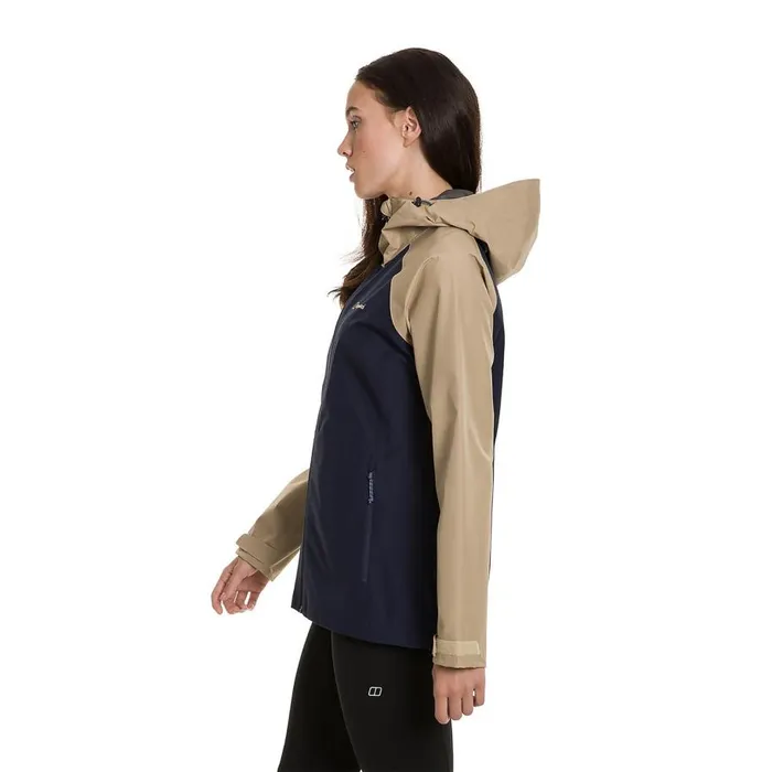 Berghaus Lightweight Paclite 20 GORETEX Waterproof Jacket 8211 BlueBeige 8211 Women