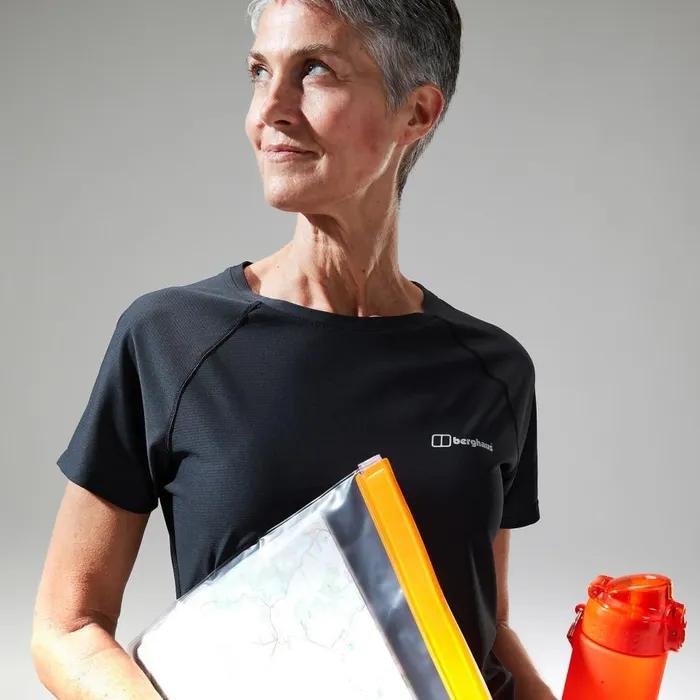 Berghaus TShirts 247 Tech Tee Super Stretch Crew 8211 Black 8211 Women