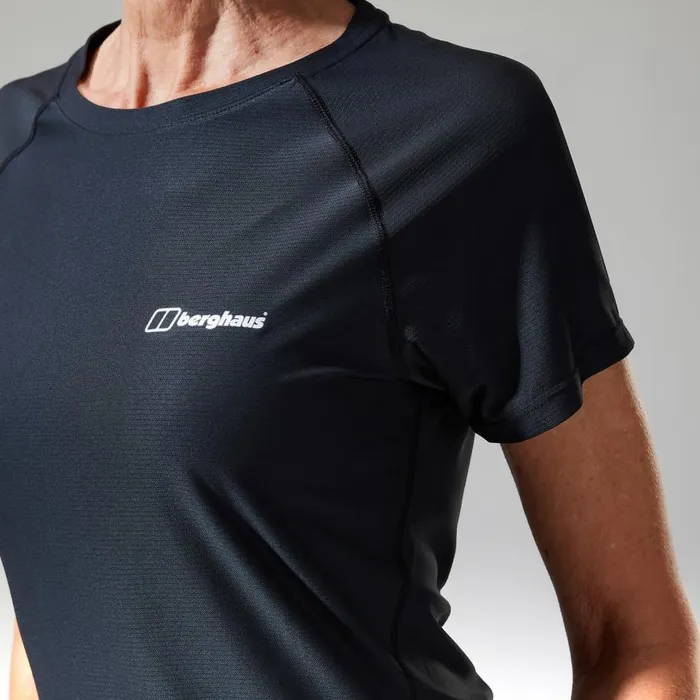 Berghaus TShirts 247 Tech Tee Super Stretch Crew 8211 Black 8211 Women