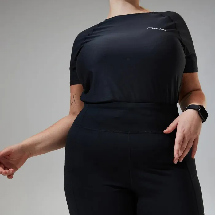 Berghaus TShirts 247 Tech Tee Super Stretch Crew 8211 Black 8211 Women