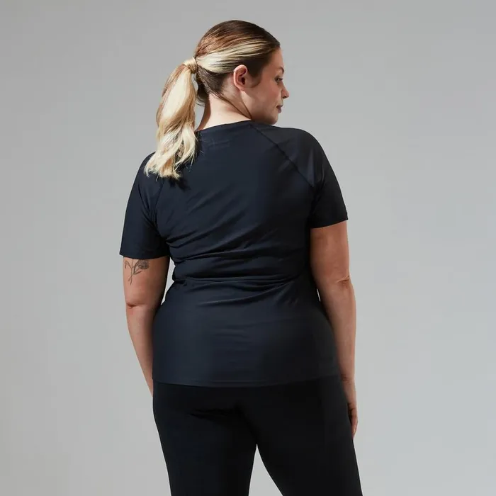 Berghaus TShirts 247 Tech Tee Super Stretch Crew 8211 Black 8211 Women