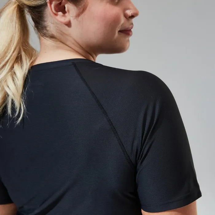 Berghaus TShirts 247 Tech Tee Super Stretch Crew 8211 Black 8211 Women