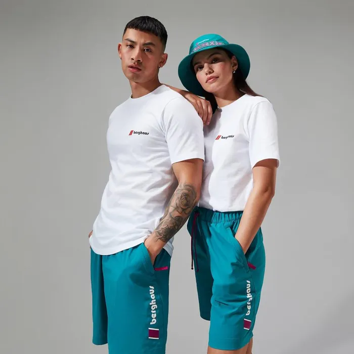Berghaus TShirts Heritage FandB Logo TShirts 8211 White 8211 MenWomen