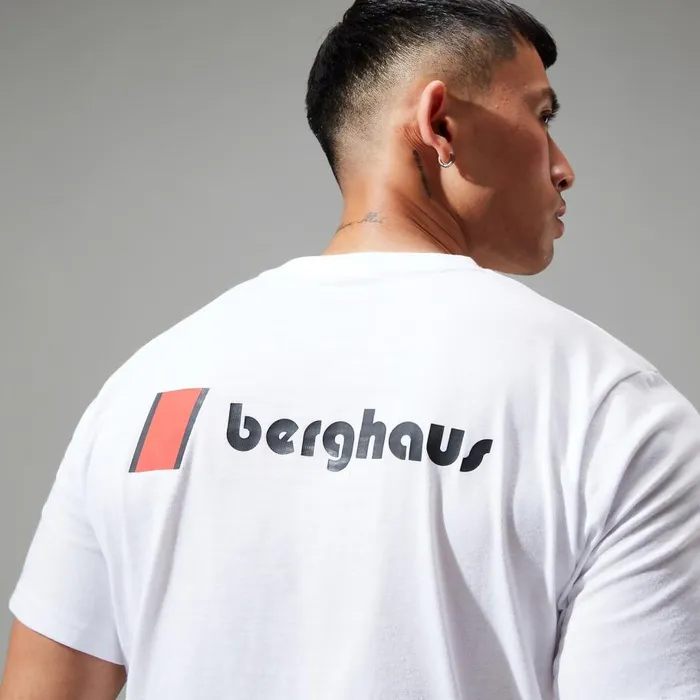 Berghaus TShirts Heritage FandB Logo TShirts 8211 White 8211 MenWomen