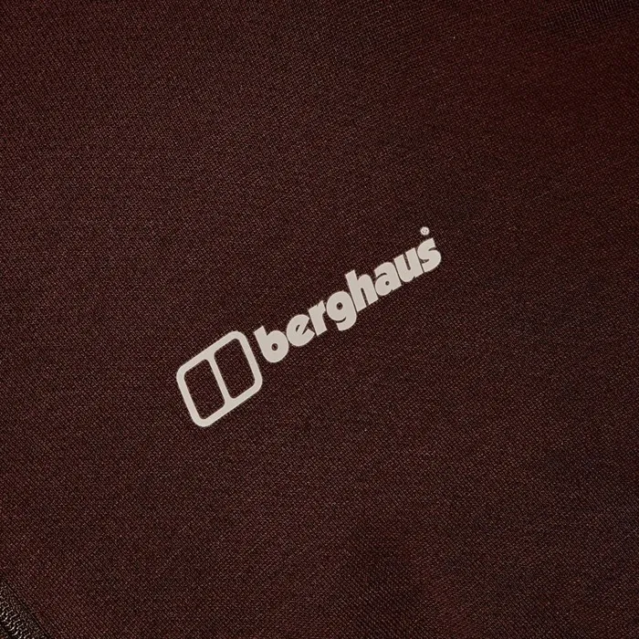 Berghaus TShirts Ivyhill Half Zip Top 8211 Brown 8211 Men Berghaus TShirts Ivyhill Half Zip Top 8211 Brown 8211 Men