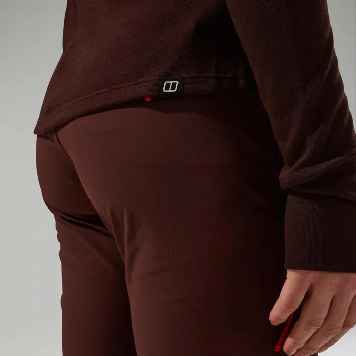 Berghaus TShirts Ivyhill Half Zip Top 8211 Brown 8211 Women Berghaus TShirts Ivyhill Half Zip Top 8211 Brown 8211 Women