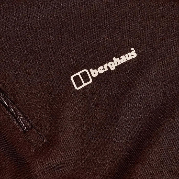 Berghaus TShirts Ivyhill Half Zip Top 8211 Brown 8211 Women Berghaus TShirts Ivyhill Half Zip Top 8211 Brown 8211 Women
