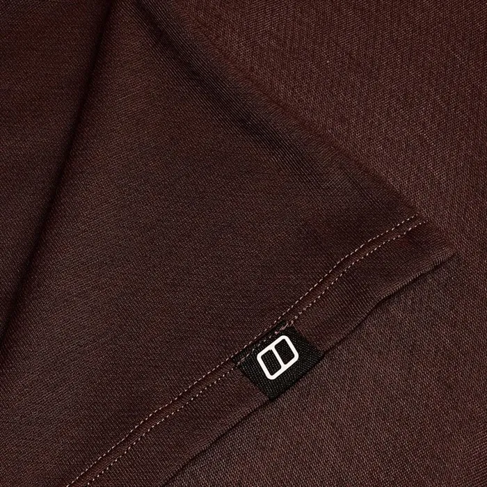 Berghaus TShirts Ivyhill Half Zip Top 8211 Brown 8211 Women Berghaus TShirts Ivyhill Half Zip Top 8211 Brown 8211 Women