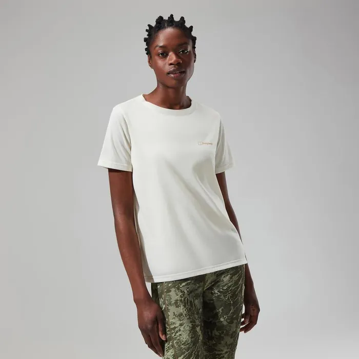 Berghaus TShirts Relaxed Tech Super Stretch Tee 8211 Natural 8211 Women