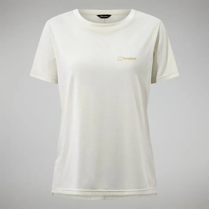Berghaus TShirts Relaxed Tech Super Stretch Tee 8211 Natural 8211 Women
