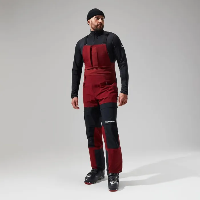 Berghaus Trousers MTN Arete Descend GTX Bib Pants 8211 Dark RedBlack 8211 Men Berghaus Trousers MTN Arete Descend GTX Bib Pants 8211 Dark RedBlack 8211 Men