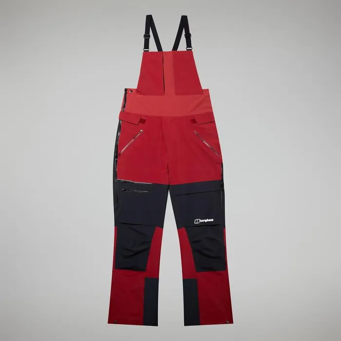 Berghaus Trousers MTN Arete Descend GTX Bib Pants 8211 Dark RedBlack 8211 Men