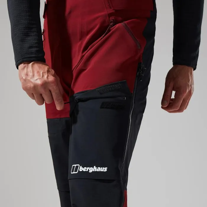 Berghaus Trousers MTN Arete Descend GTX Bib Pants 8211 Dark RedBlack 8211 Men