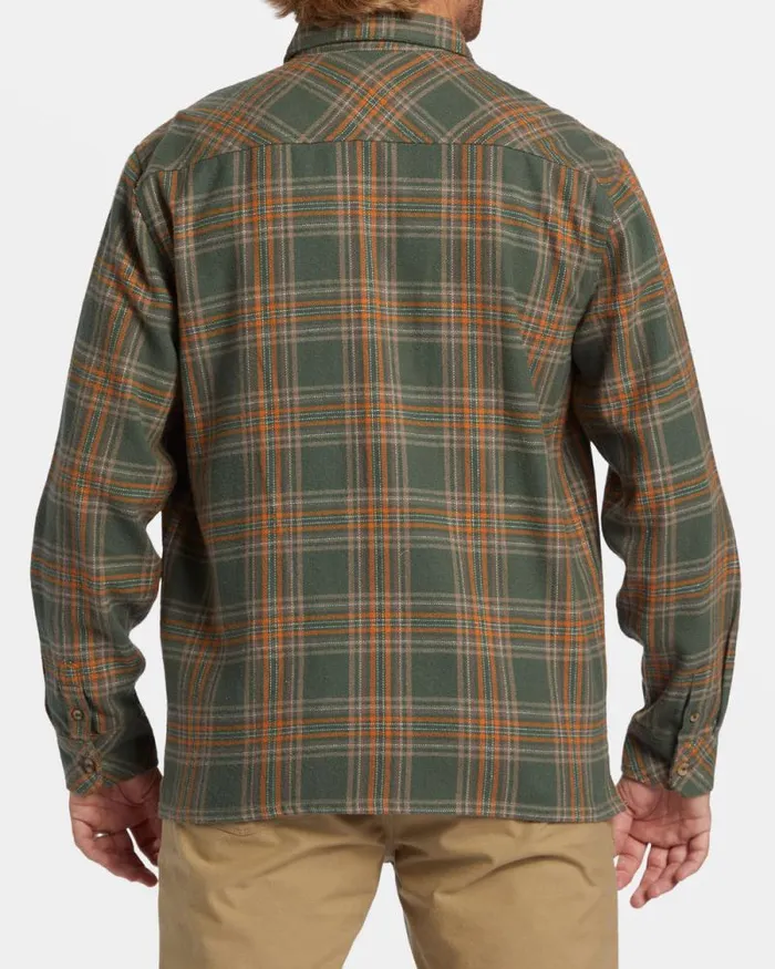 Billabong Flannels Offshore Long Sleeve Flannel Shirt Fern 8211 Men Billabong Flannels Offshore Long Sleeve Flannel Shirt Fern 8211 Men