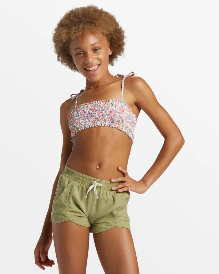 Billabong Girls039 Bottoms Girls Mad For You Elastic Waist Shorts Avocado 8211 Women Billabong Girls039 Bottoms Girls Mad For You Elastic Waist Shorts Avocado 8211 Women