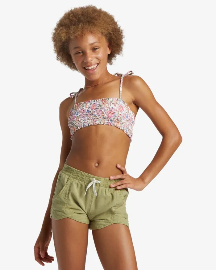 Billabong Girls039 Bottoms Girls Mad For You Elastic Waist Shorts Avocado 8211 Women Billabong Girls039 Bottoms Girls Mad For You Elastic Waist Shorts Avocado 8211 Women