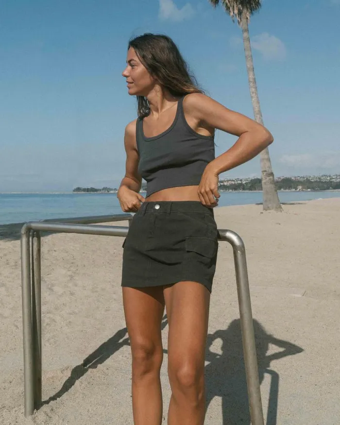 Billabong Graphic Tees and Tanks Sun Goddess Tank Knit Black Sands 8211 Women Billabong Graphic Tees and Tanks Sun Goddess Tank Knit Black Sands 8211 Women