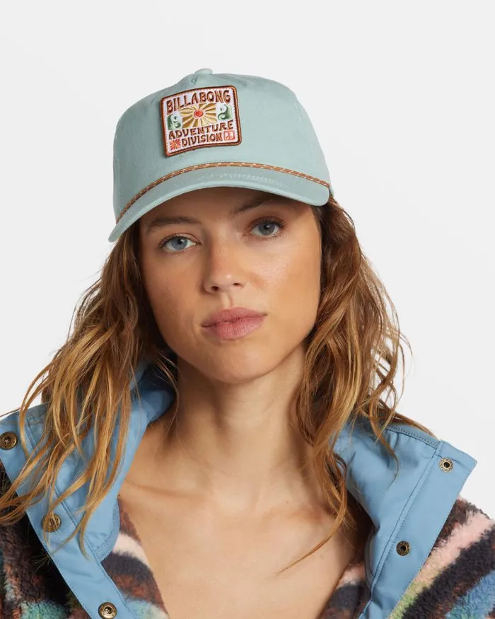 Billabong Hats and Beanies Womens ADiv Snapback Hat Blue Haze 8211 Women