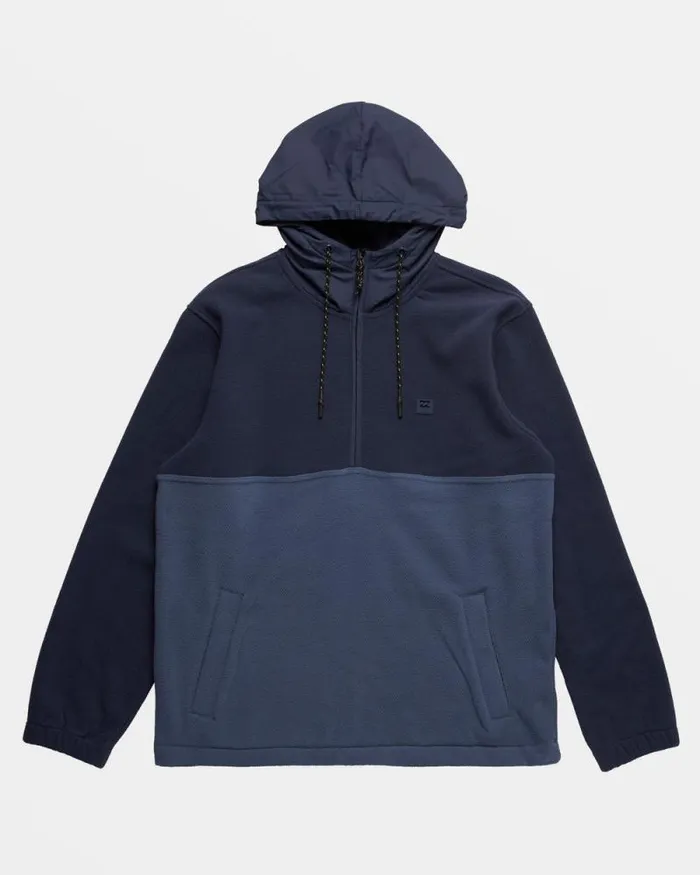 Billabong Hoodies and Fleece ADiv Boundary Hooded HalfZip Pullover Dusty Navy 8211 Men Billabong Hoodies and Fleece ADiv Boundary Hooded HalfZip Pullover Dusty Navy 8211 Men
