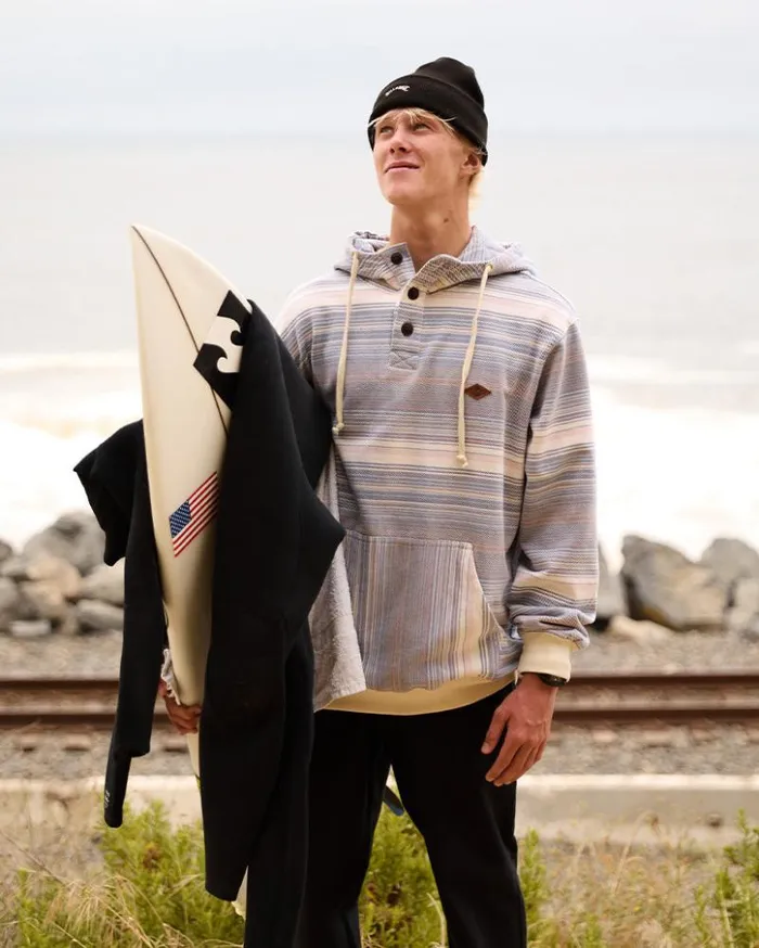 Billabong Hoodies and Fleece Rancho Hoodie Slate Blue 8211 Men Billabong Hoodies and Fleece Rancho Hoodie Slate Blue 8211 Men