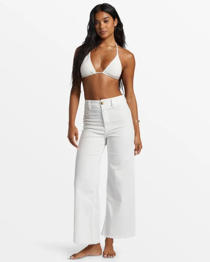 Billabong Jeans and Pants Free Fall HighWaist Pants Salt Crystal 1 8211 Women Billabong Jeans and Pants Free Fall HighWaist Pants Salt Crystal 1 8211 Women