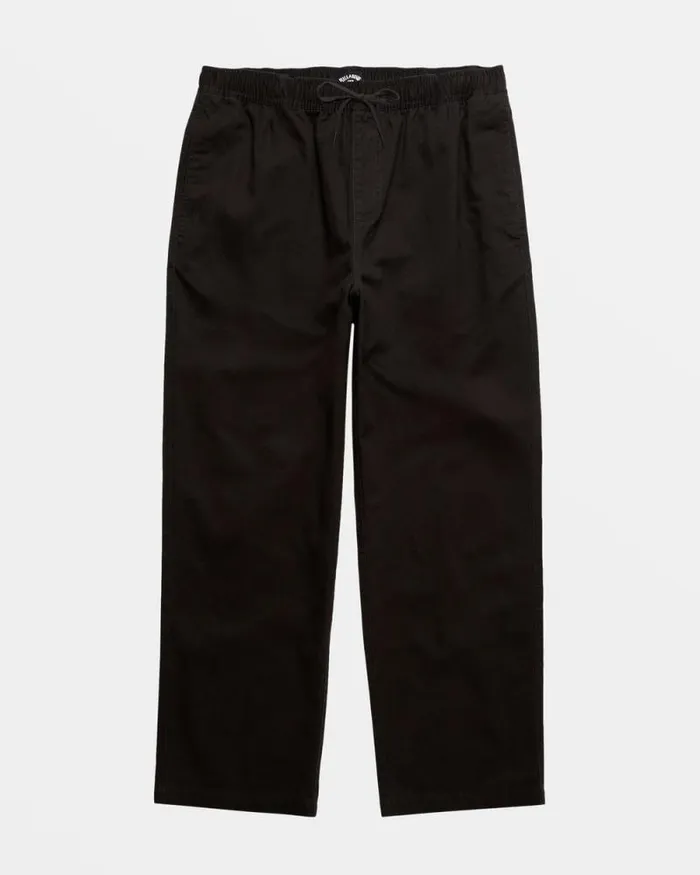 Billabong Jeans and Pants Larry Elastic Waist Pants Raven 8211 Men Billabong Jeans and Pants Larry Elastic Waist Pants Raven 8211 Men