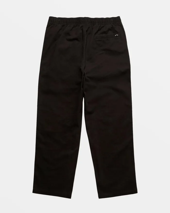 Billabong Jeans and Pants Larry Elastic Waist Pants Raven 8211 Men Billabong Jeans and Pants Larry Elastic Waist Pants Raven 8211 Men