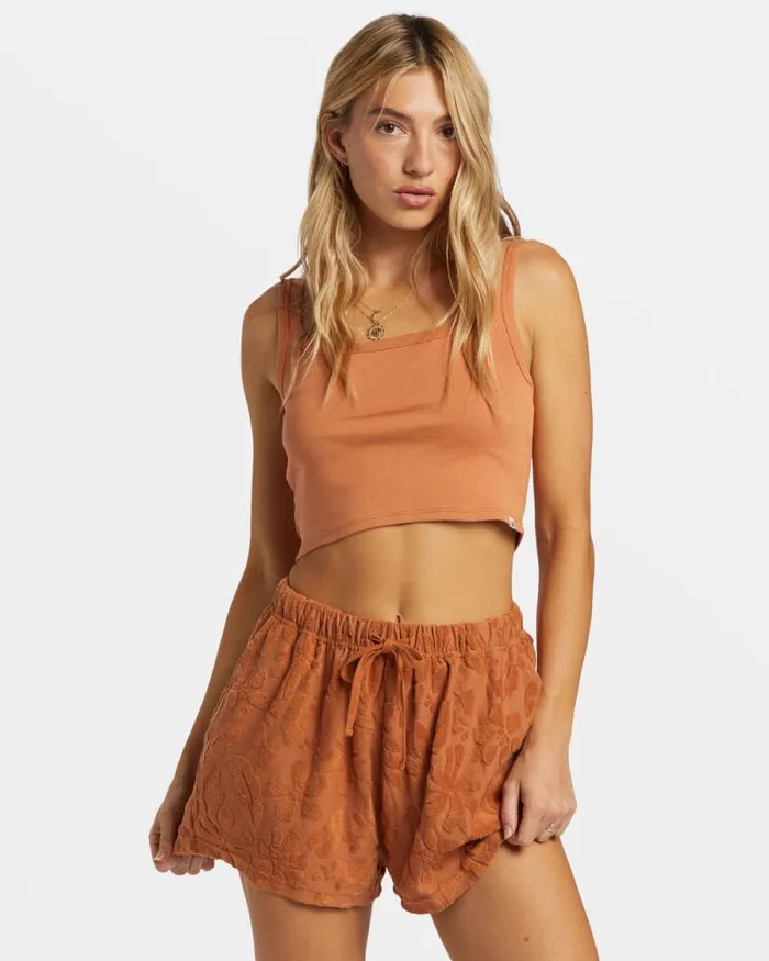 Billabong Matching Sets Loosen Up Shorts Toffee 8211 Women