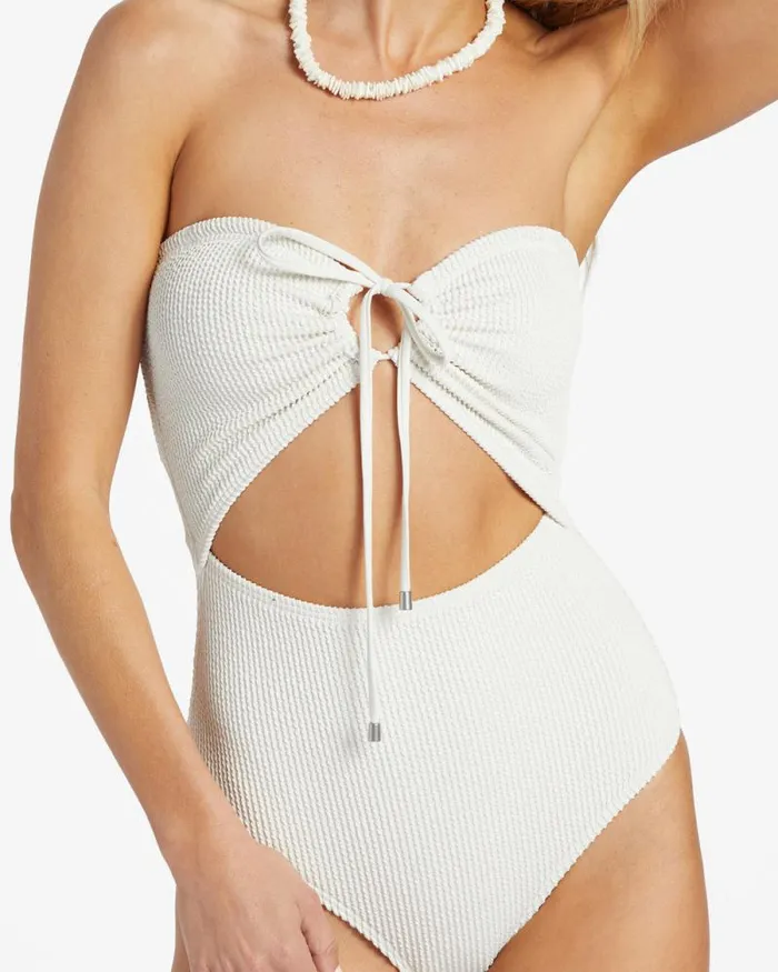 Billabong One Pieces Summer High Drew OnePiece Swimsuit Salt Crystal 8211 Women Billabong One Pieces Summer High Drew OnePiece Swimsuit Salt Crystal 8211 Women