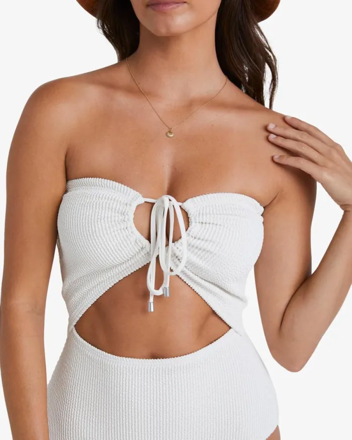 Billabong One Pieces Summer High Drew OnePiece Swimsuit Salt Crystal 8211 Women Billabong One Pieces Summer High Drew OnePiece Swimsuit Salt Crystal 8211 Women