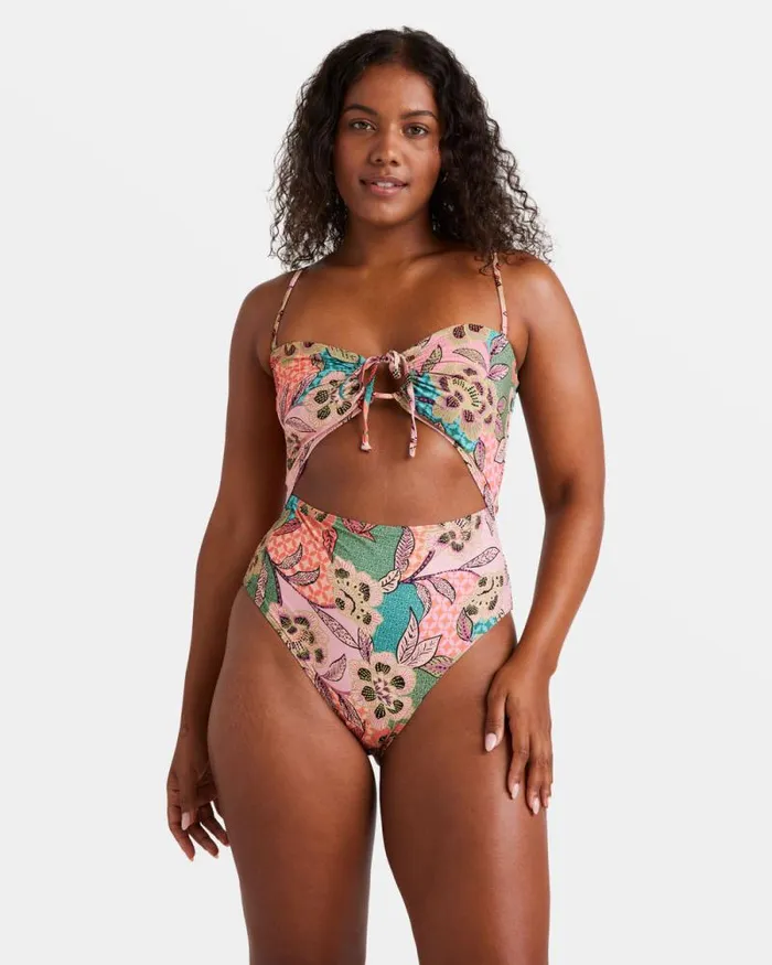 Billabong One Pieces Visions Of Paradise Drew One Piece Swimsuit Multi 8211 Women