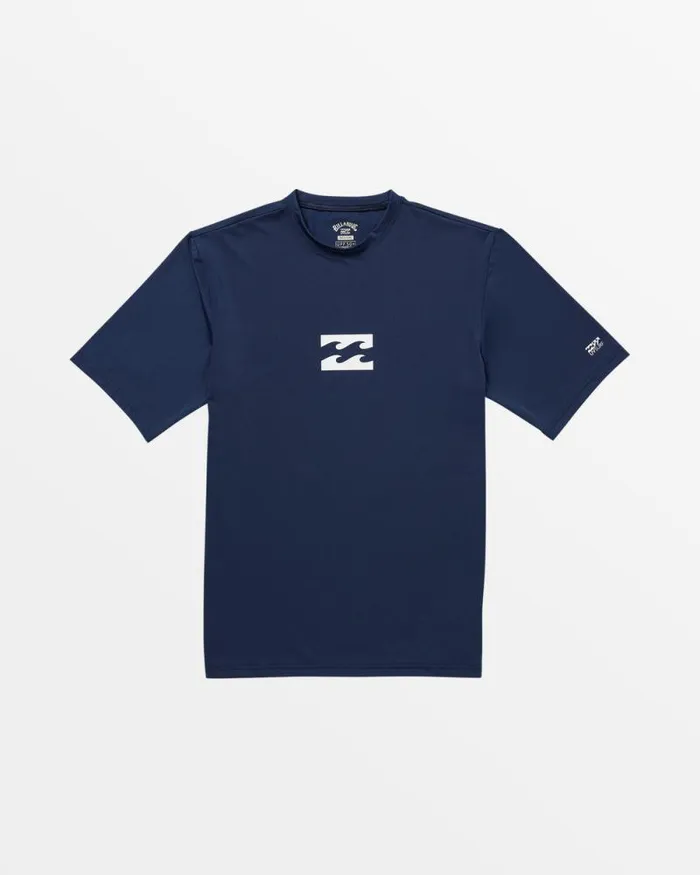 Billabong Rashguards and Surf Tees Classic Wave UPF 50 Short Sleeve Surf Tee Navy 8211 Men Billabong Rashguards and Surf Tees Classic Wave UPF 50 Short Sleeve Surf Tee Navy 8211 Men