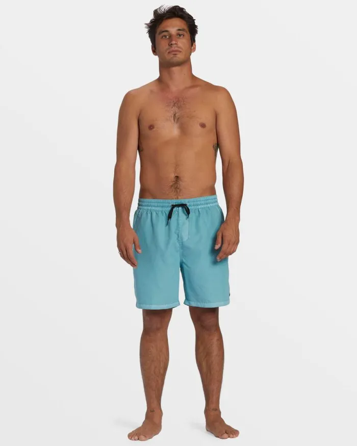 Billabong Short Length 16034 8211 175034 All Day Overdyed Layback 17034 Swim Trunks Dusty Blue 8211 Men Billabong Short Length 16034 8211 175034 All Day Overdyed Layback 17034 Swim Trunks Dusty Blue 8211 Men