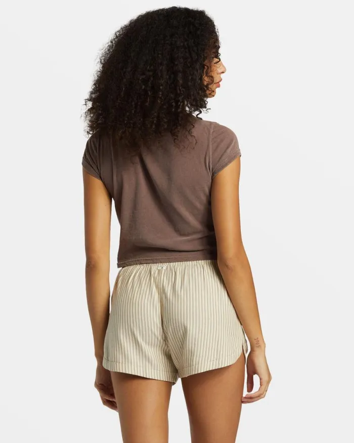 Billabong Shorts Road Trippin Elastic Waist Shorts Cobblestone 8211 Women Billabong Shorts Road Trippin Elastic Waist Shorts Cobblestone 8211 Women