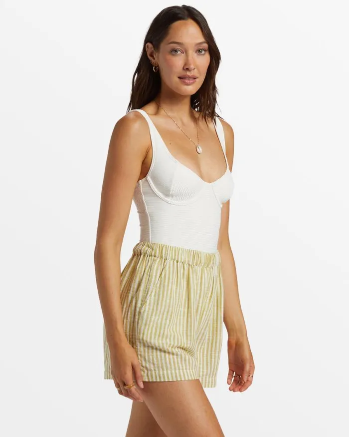 Billabong Shorts Sea Ya Elastic Waist Shorts Moss Joy 8211 Women Billabong Shorts Sea Ya Elastic Waist Shorts Moss Joy 8211 Women