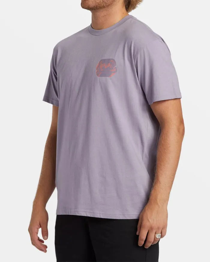 Billabong TShirts Crayon Wave TShirt Purple Ash 8211 Men Billabong TShirts Crayon Wave TShirt Purple Ash 8211 Men