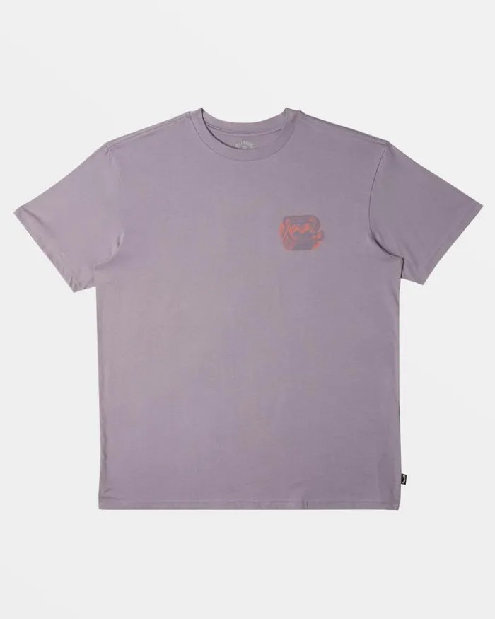 Billabong TShirts Crayon Wave TShirt Purple Ash 8211 Men Billabong TShirts Crayon Wave TShirt Purple Ash 8211 Men