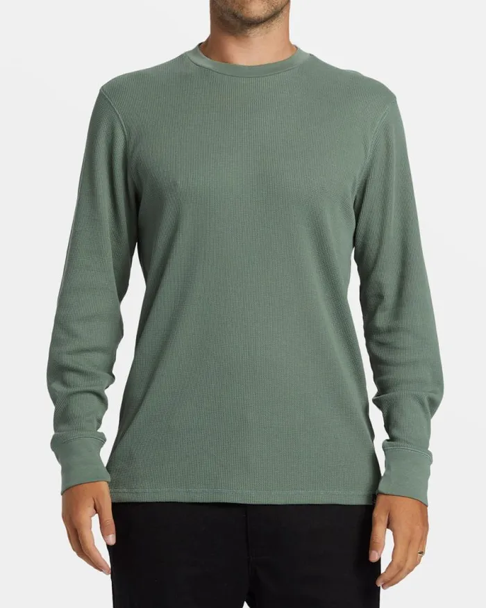 Billabong TShirts Essential Long Sleeve Thermal Top Fern 8211 Men