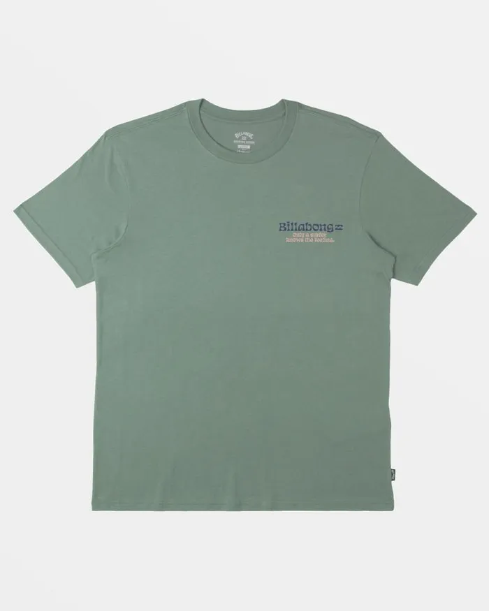 Billabong TShirts Twin Fins TShirt Sage 8211 Men Billabong TShirts Twin Fins TShirt Sage 8211 Men