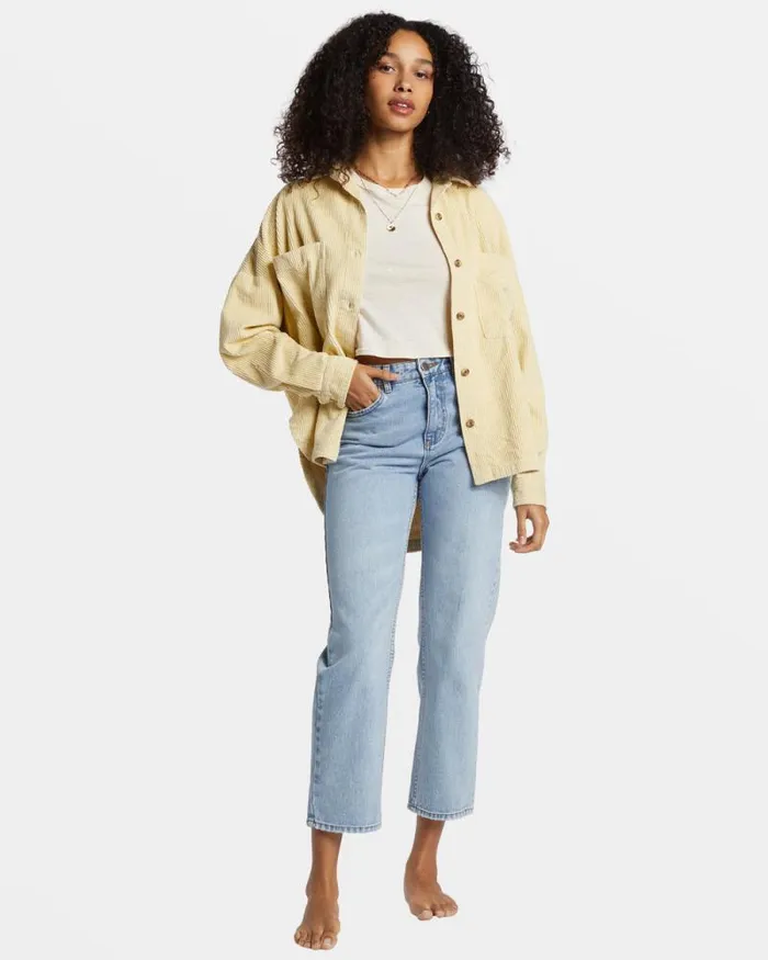 Billabong Tops Stoked On You Oversized Long Sleeve Shirt Mellow Daze 8211 Women Billabong Tops Stoked On You Oversized Long Sleeve Shirt Mellow Daze 8211 Women