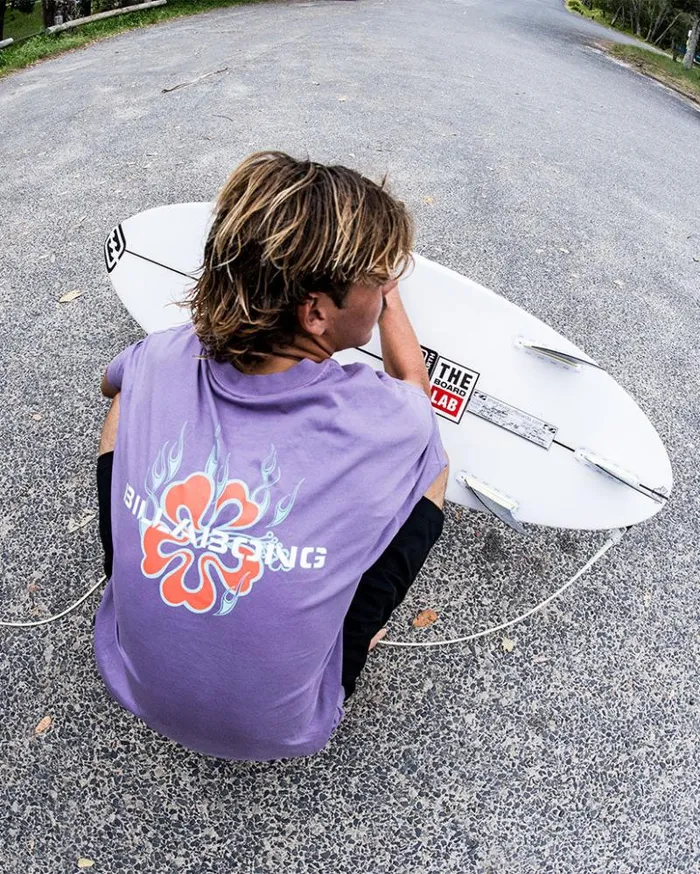 Billabong Wave Washed Essentials Paradise Burning OG Short Sleeve Wave Washed TShirt Washed Violet 8211 Men Billabong Wave Washed Essentials Paradise Burning OG Short Sleeve Wave Washed TShirt Washed Violet 8211 Men