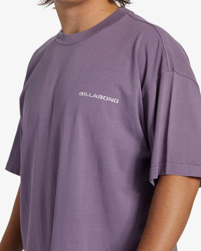 Billabong Wave Washed Essentials Paradise Burning OG Short Sleeve Wave Washed TShirt Washed Violet 8211 Men Billabong Wave Washed Essentials Paradise Burning OG Short Sleeve Wave Washed TShirt Washed Violet 8211 Men
