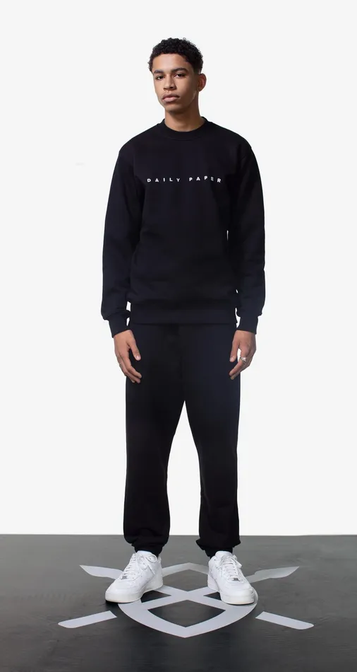 Black Alias Sweater Men Daily Paper Hoodies and Sweaters