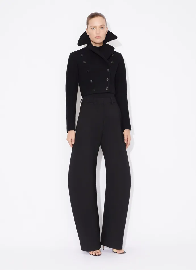 Black CINCHED JACKET Women Alaa Coats and Jackets
