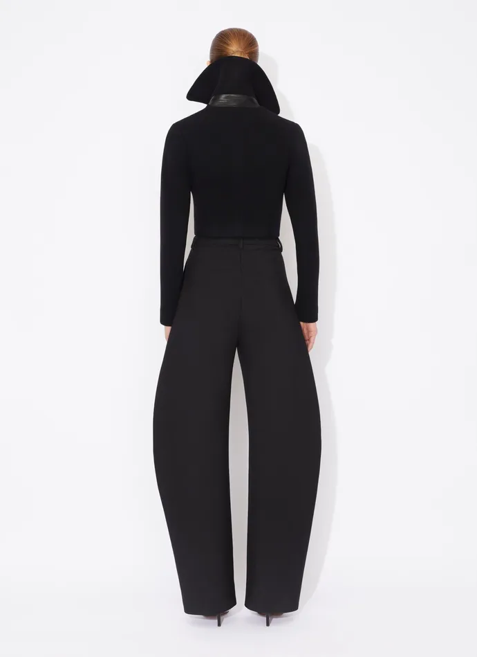 Black CINCHED JACKET Women Alaa Coats and Jackets